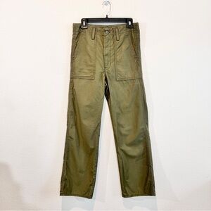 Levi's Olive Straight Leg Pants